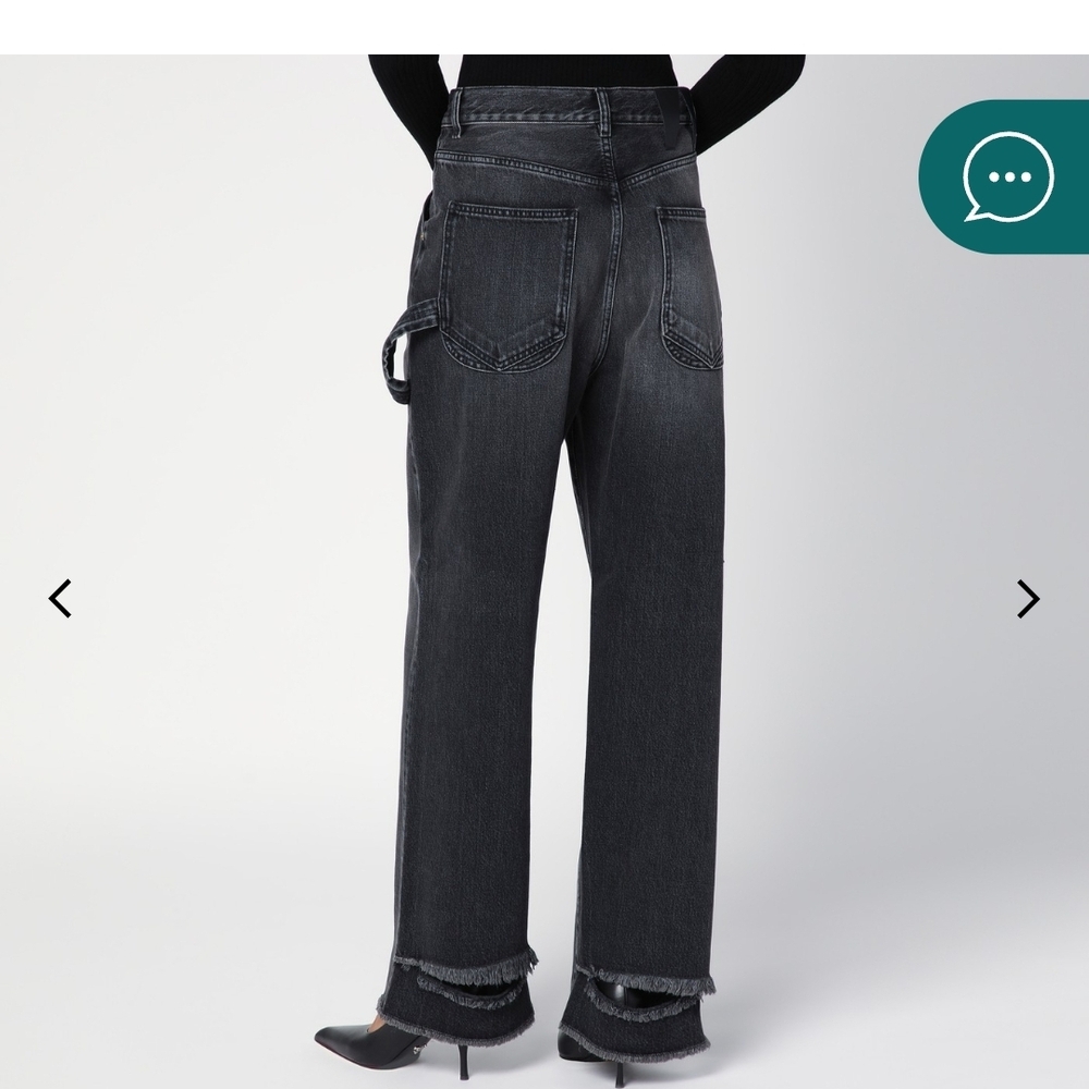 Classic Black Straight Leg Jeans for Women